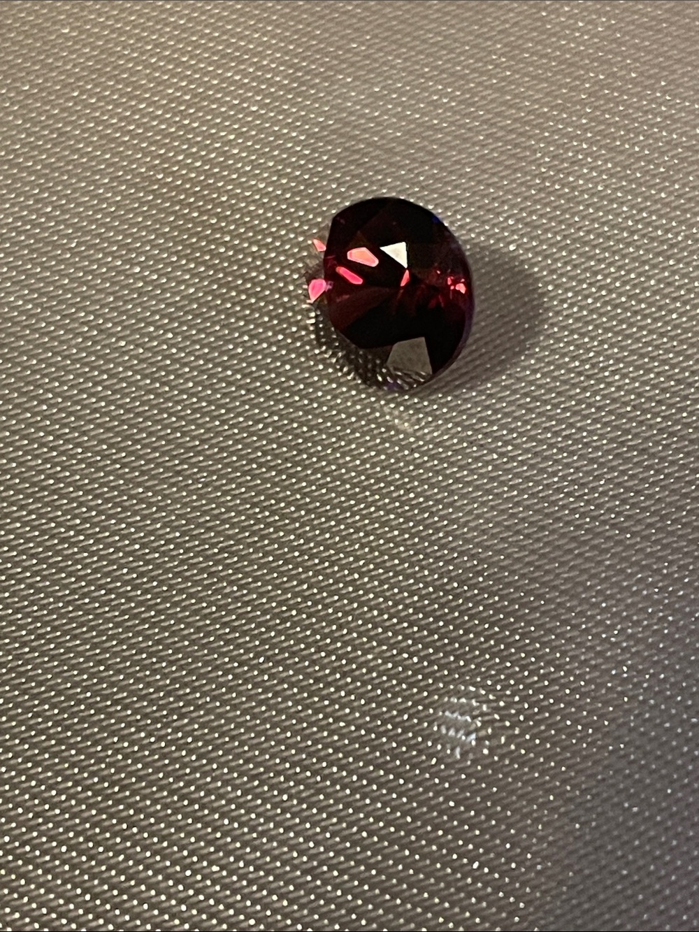 2.6 ct Natural Ratanakiri Cherry Zircon 7.5mm Round